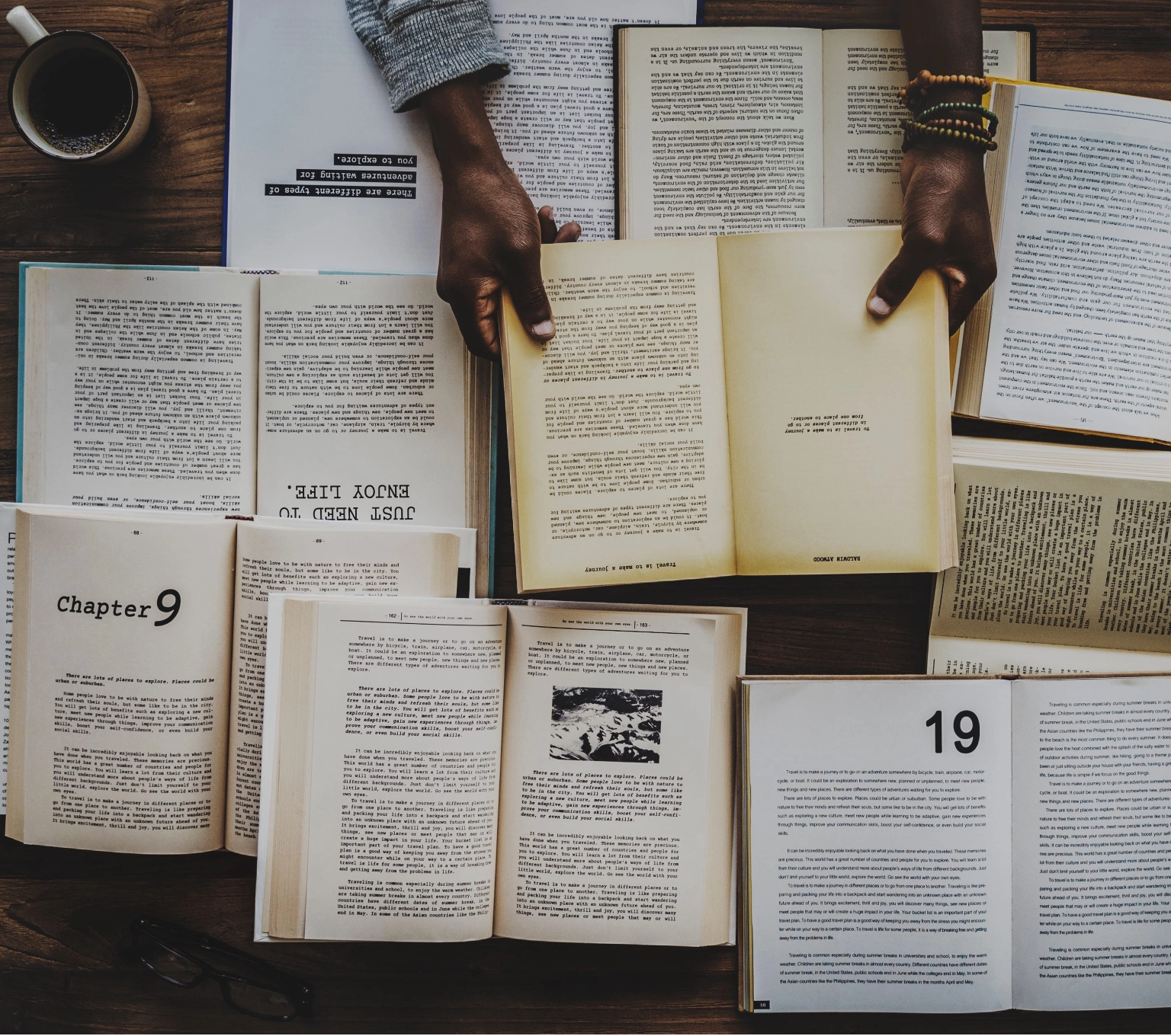 Many books